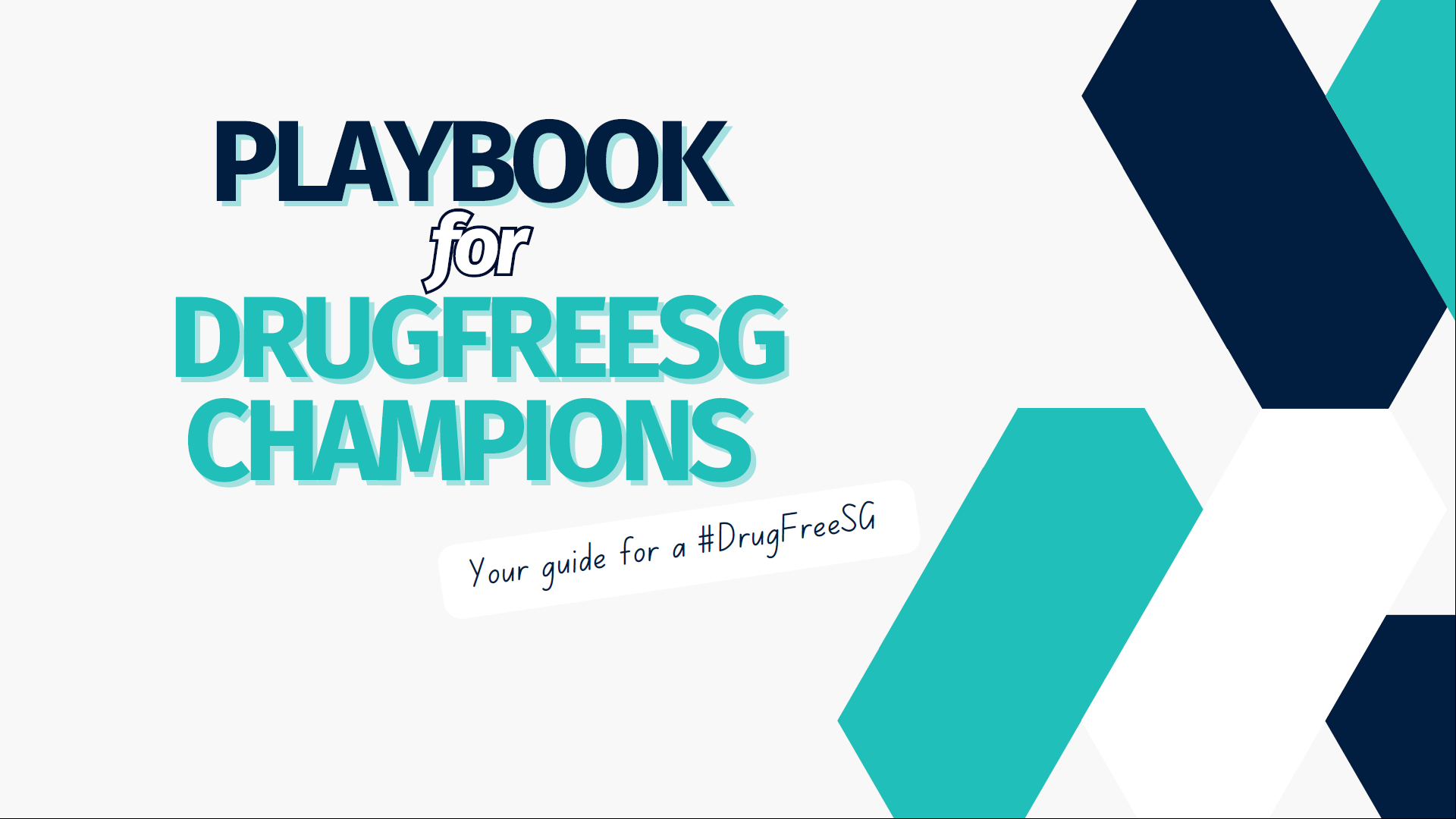 Playbook for DrugFreeSG Champions